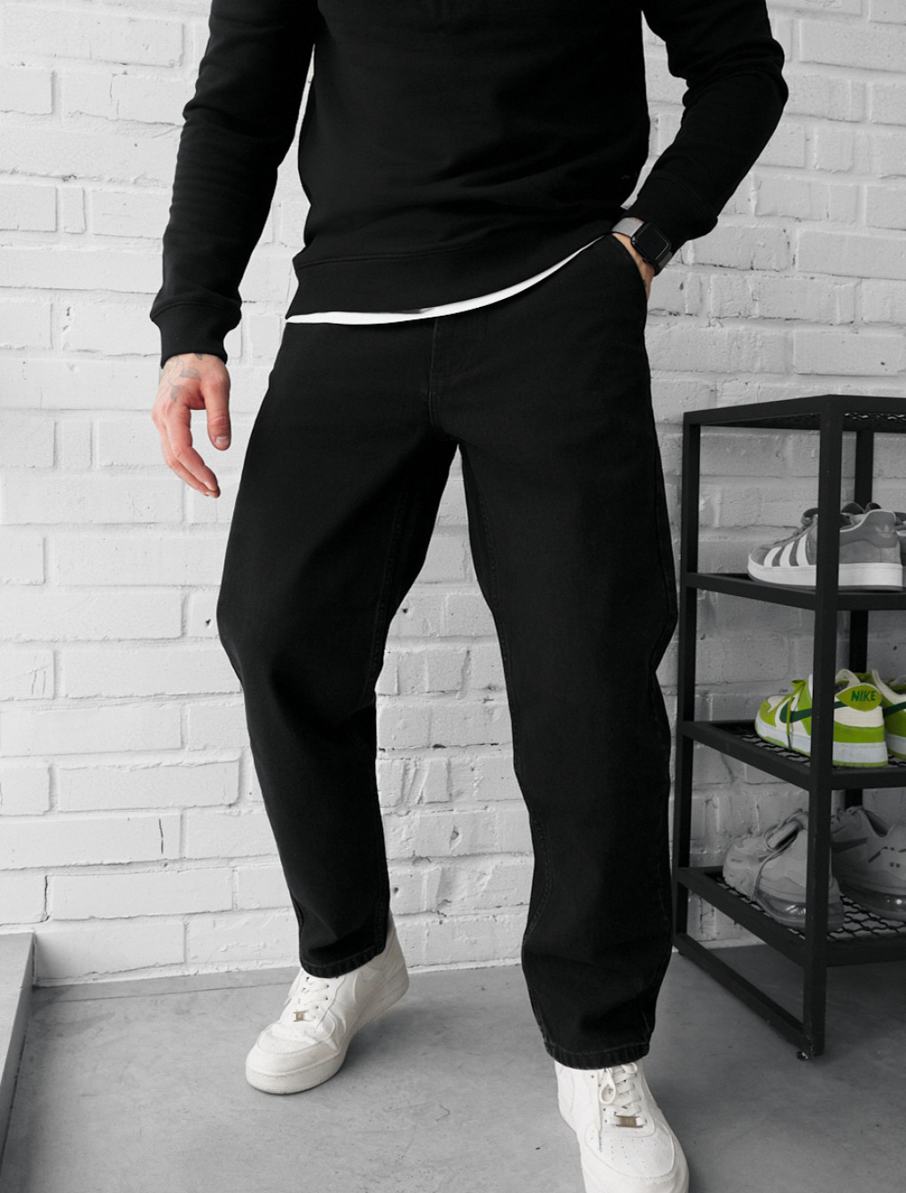 Dżinsy Staff 10 black regular