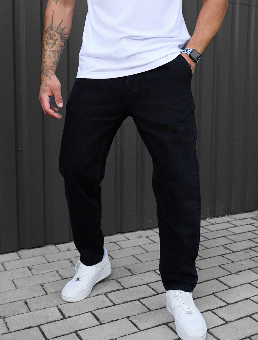 Dżinsy Staff 10 black regular