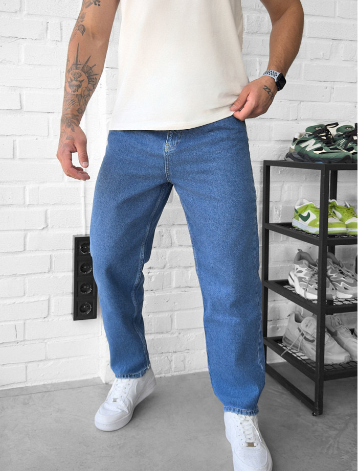 Dżinsy Staff 15 loose fit blue2