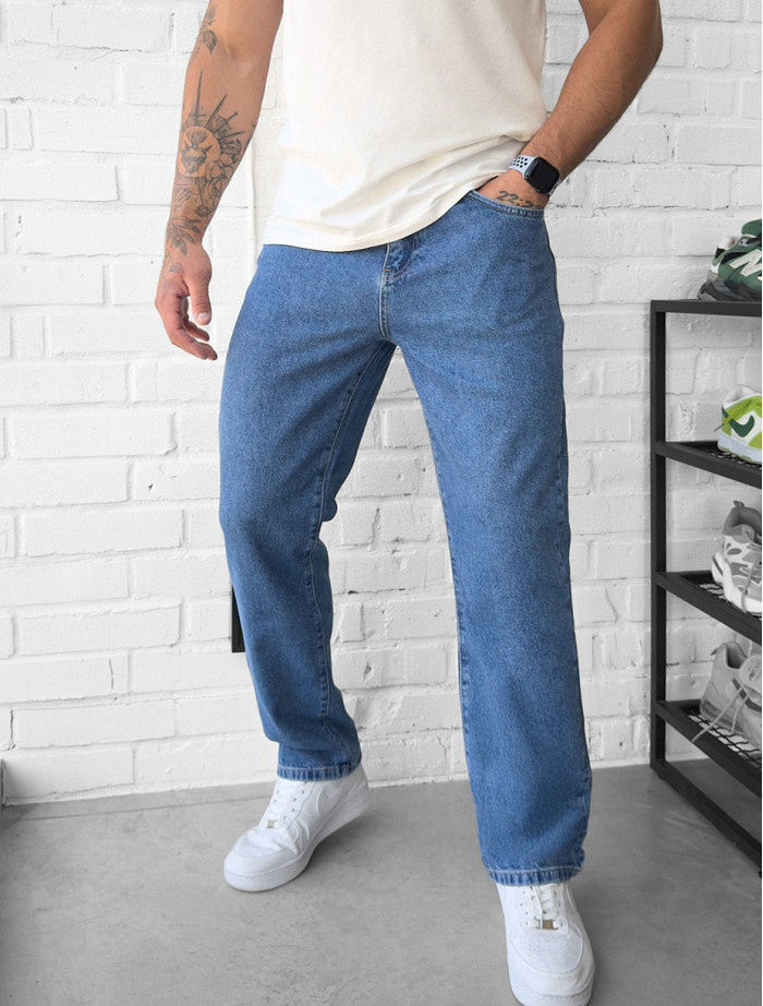 Dżinsy Staff 3 loose fit blue