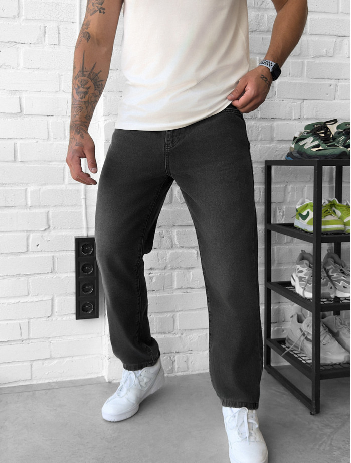 Dżinsy Staff 3 loose fit gray