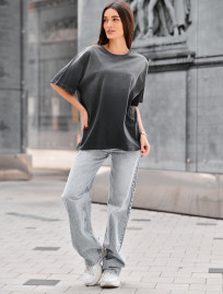 Koszulka Staff ri dark gray oversize