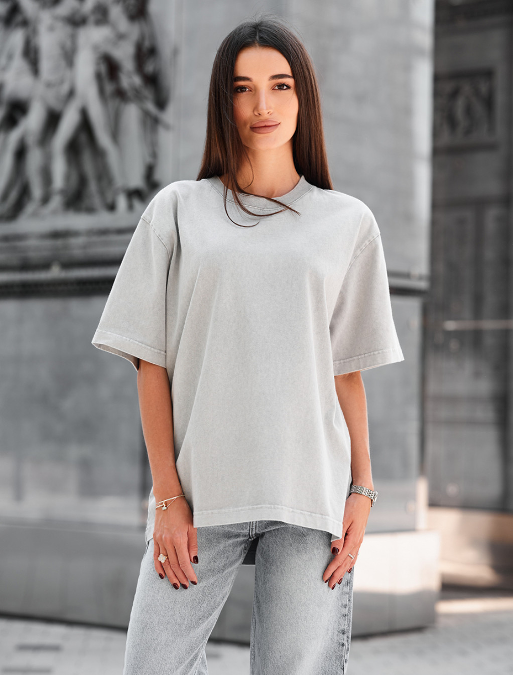 Koszulka Staff jo light gray