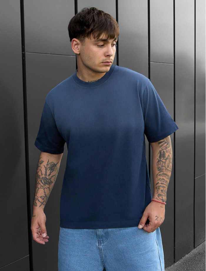 Koszulka Staff va1 navy oversize