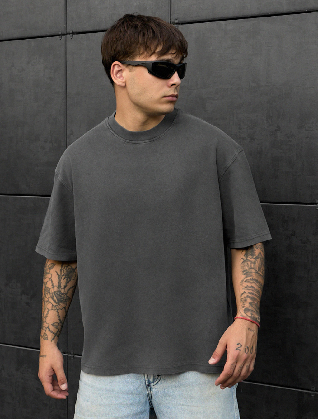 Koszulka Staff va2 dark gray oversize