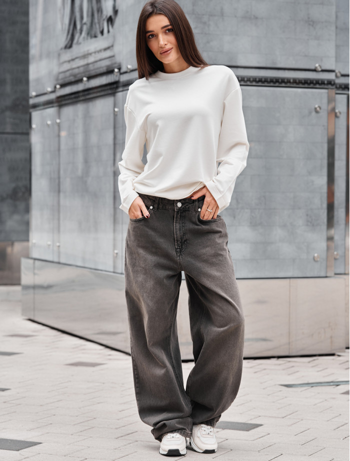 Dżinsy Staff gray boyfriend