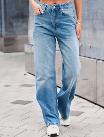 Dżinsy Staff wide-leg blue