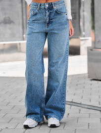 Dżinsy Staff 26 wide-leg blue