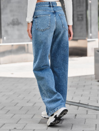 Dżinsy Staff 26 wide-leg blue