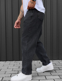 Dżinsy Staff 923 dark gray regular mom