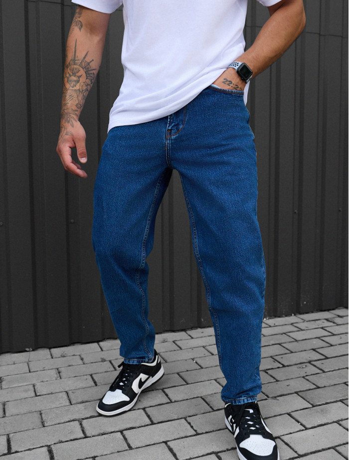 Dżinsy  Staff 13 navy baggy