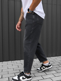 Dżinsy Staff 1 dark gray mom