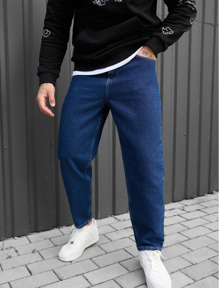 Dżinsy Staff 1 navy baggy Dżinsy Staff 1 navy baggy