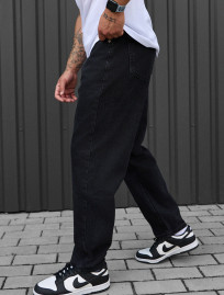 Dżinsy Staff 923 black regular mom