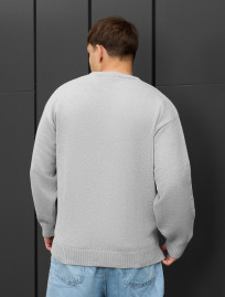 Sweter dzianinowy Staff 102 light gray