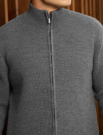 Sweter dzianinowy Staff 99 gray oversize