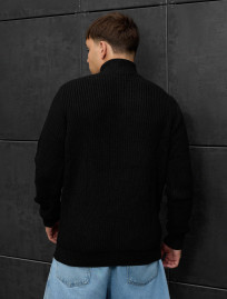Sweter dzianinowy Staff 91 black oversize