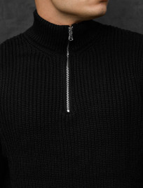 Sweter dzianinowy Staff 91 black oversize