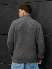 Sweter dzianinowy Staff 91 gray oversize