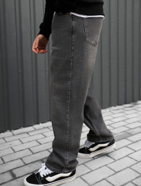 Dżinsy Staff 038 loose fit gray