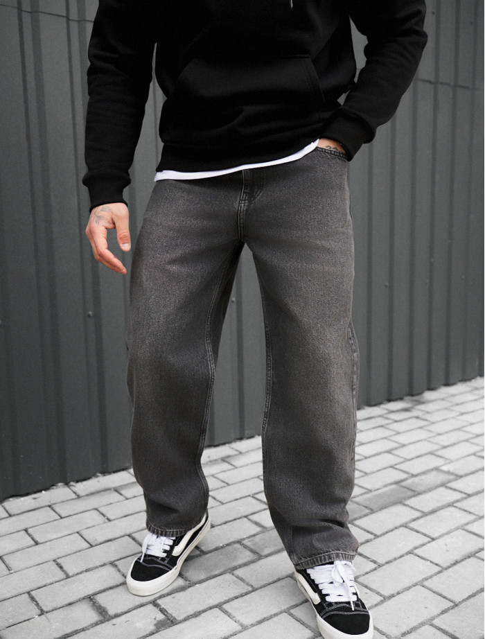 Dżinsy Staff 038 loose fit gray