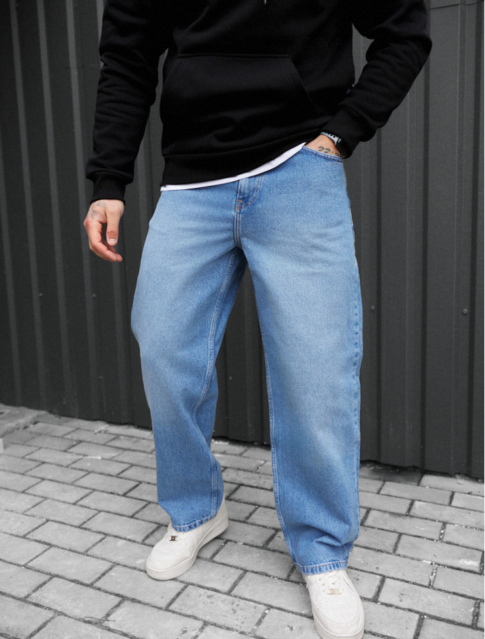 Dżinsy Staff 040 light blue baggy