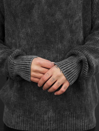 Sweter dzianinowy Staff jk gray