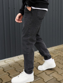 Joggery dżinsowe Staff 043 dark gray