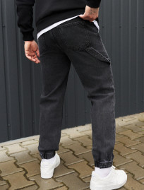 Joggery dżinsowe Staff 043 dark gray
