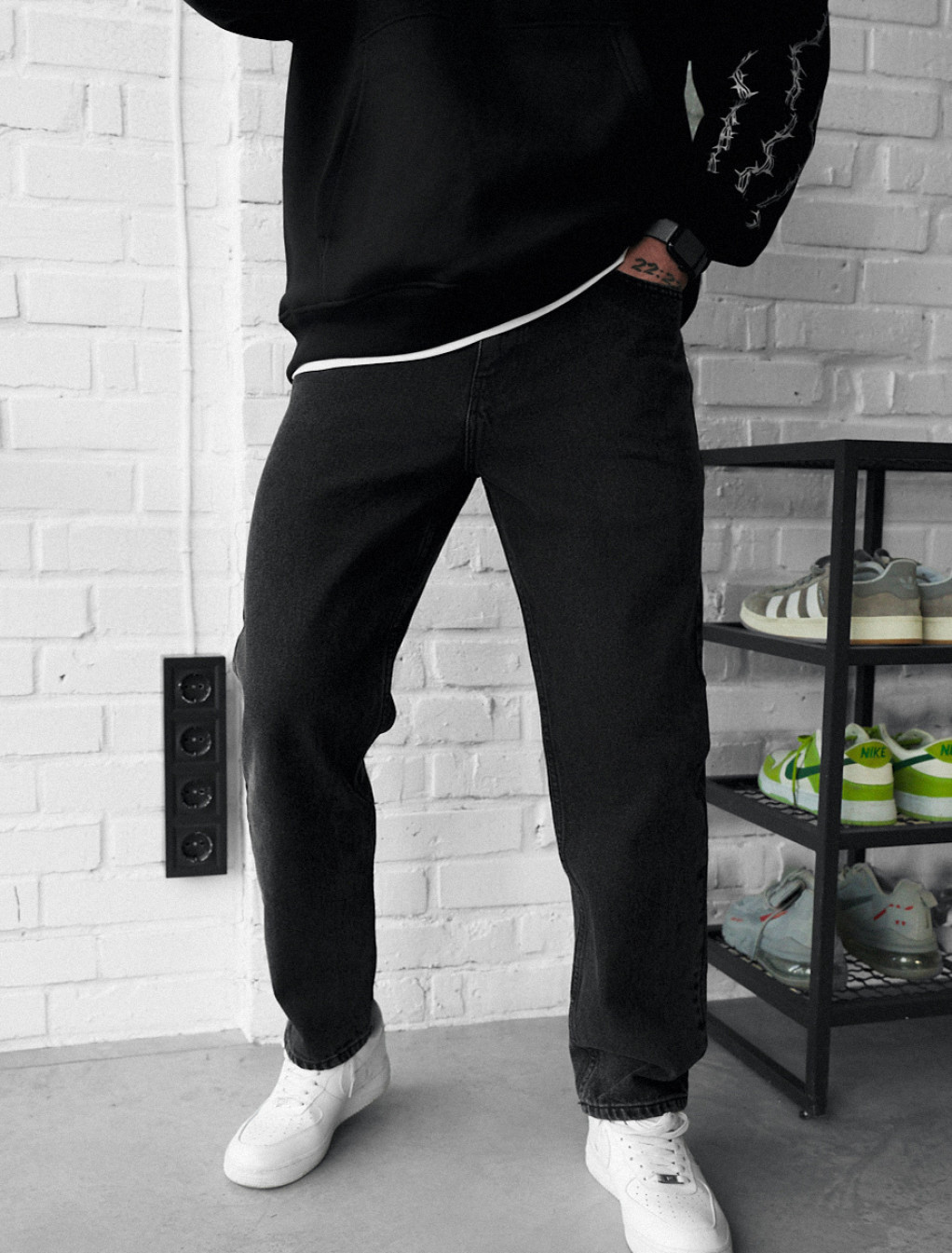 Dżinsy Staff 02 regular dark gray