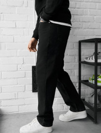 Dżinsy Staff 06 black wide leg