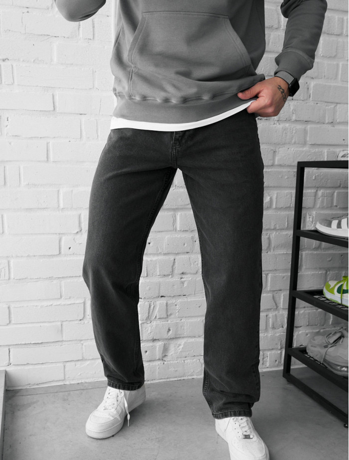 Dżinsy Staff 12 dark gray regular