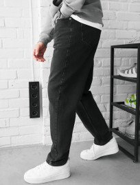 Dżinsy Staff 19 dark gray wide leg