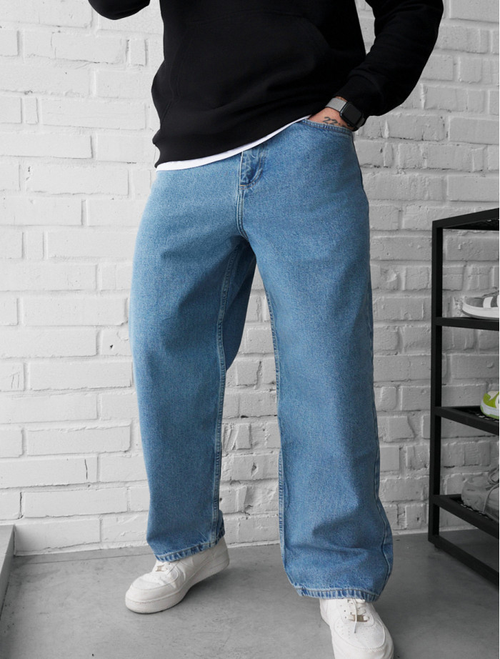 Dżinsy Staff 23 blue baggy