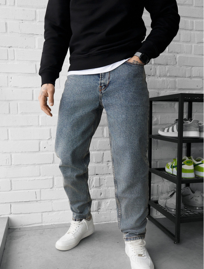 Dżinsy Staff 27 navy regular