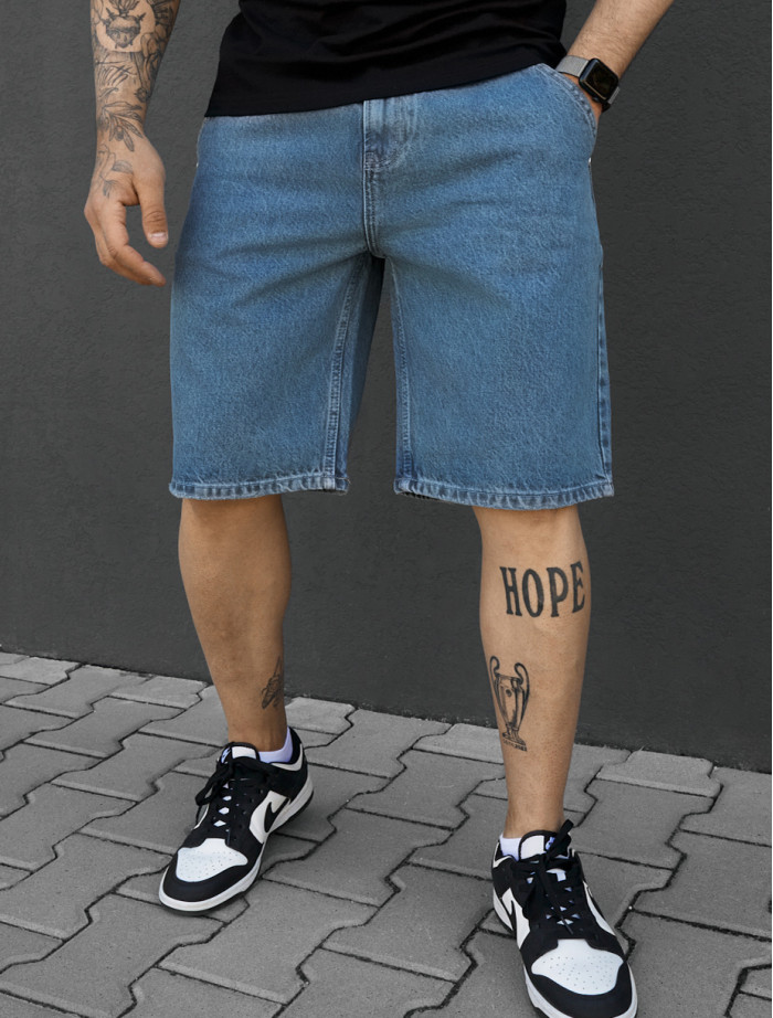 Spodenki Staff 19 blue loose fit