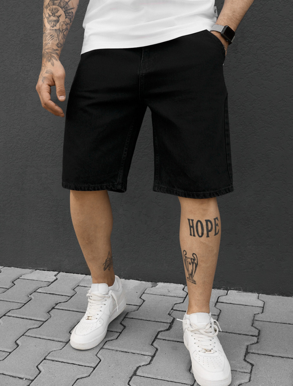 Spodenki Staff 19 black loose fit