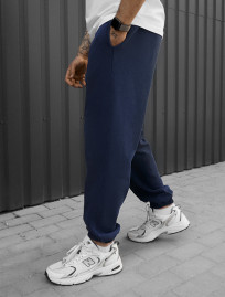Spodnie dresowe Staff di navy premium washed