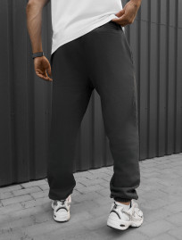 Spodnie dresowe Staff di dark gray premium washed