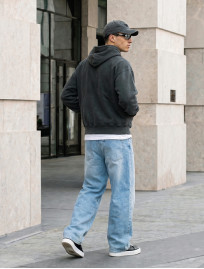 Bluza Staff logo premium washed oversize