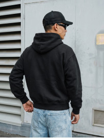 Bluza Staff logo dark gray premium washed oversize