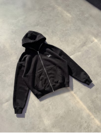 Bluza Staff logo dark gray premium washed oversize