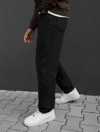 Dżinsy Staff 923 black regular mom