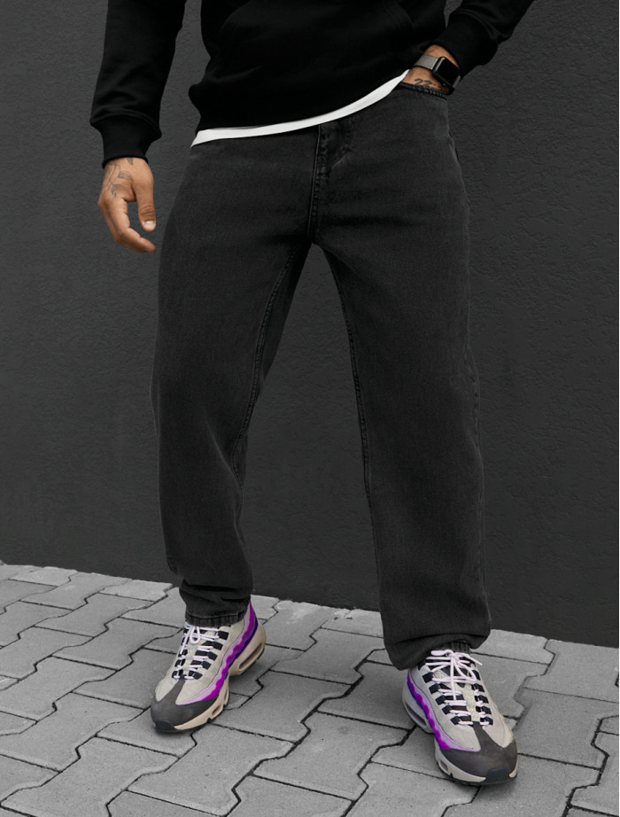 Dżinsy Staff 923 black regular