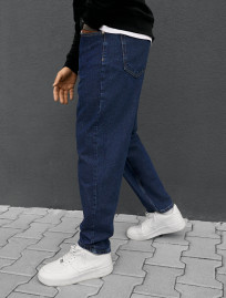 Dżinsy Staff dark blue regular mom