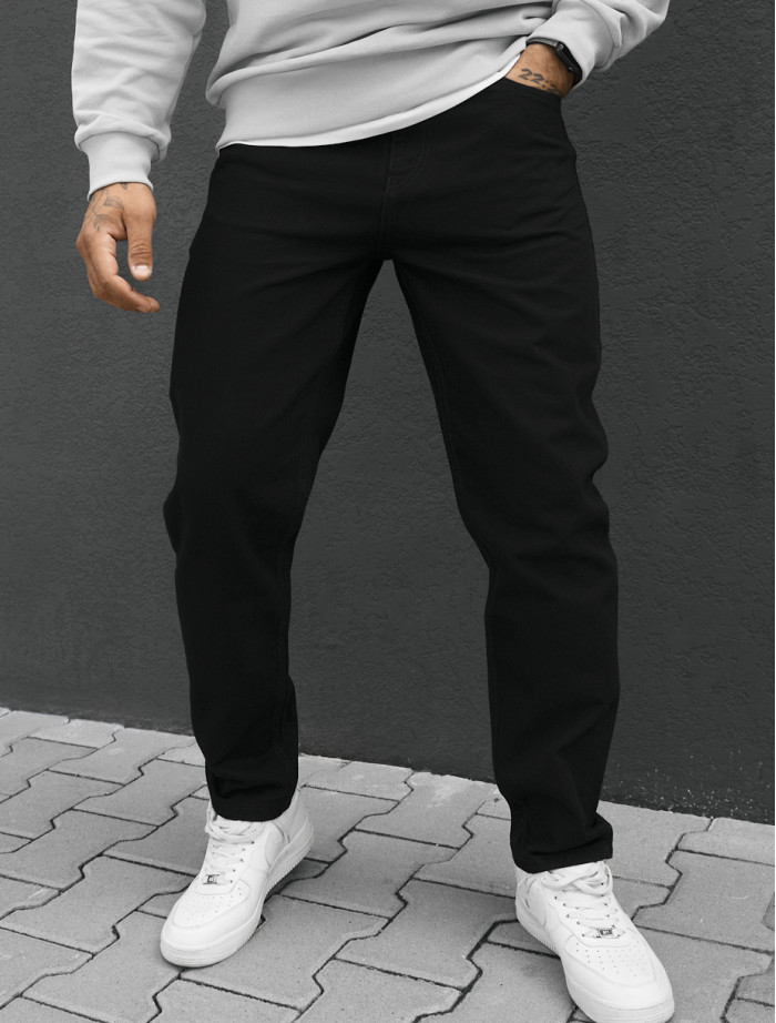 Dżinsy Staff 75 black mom