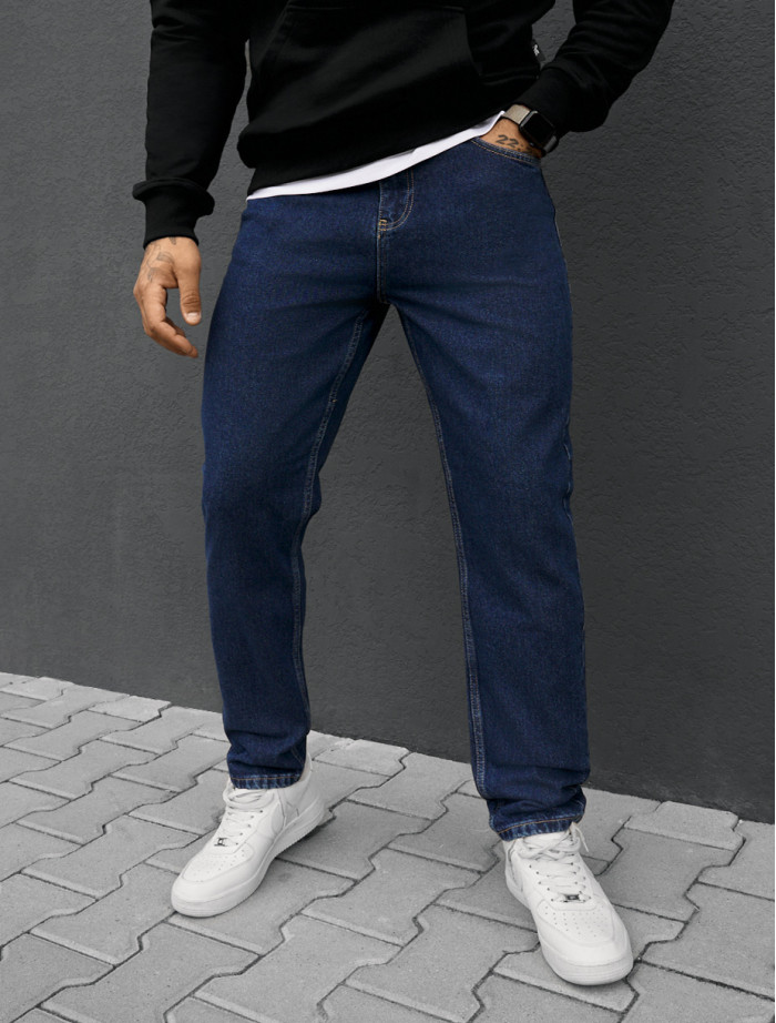 Dżinsy Staff 75 dark blue slim
