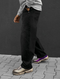 Dżinsy Staff 48 dark gray baggy