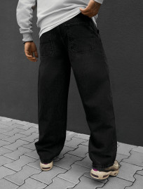 Dżinsy Staff 48 dark gray baggy