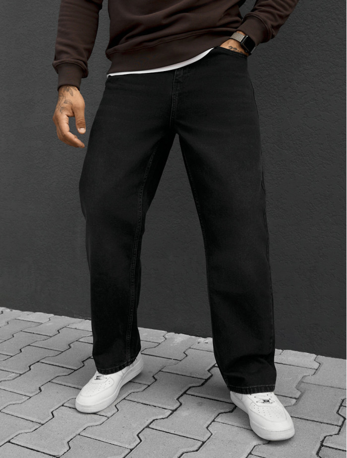 Dżinsy Staff 53 black baggy